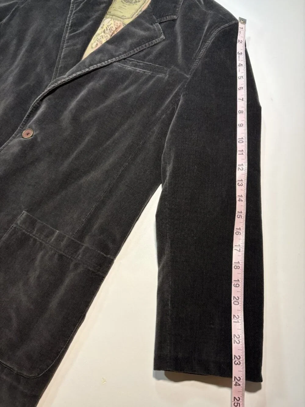 Vintage Rare Art line Tommy Bahama Indigo Palms Corduroy Smoking Jacket L
